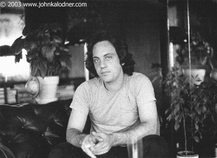 Billy Joel - Publicity Photo by JDK - NYC -1974