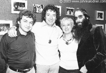 Dickie Klein, Allen Clark (The Hollies lead singer), Margo Kenez & JDK - NYC - Winter 1978