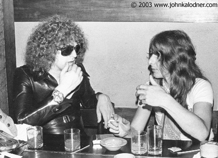Ian Hunter & Mick Ralphs (Bad Company) - Publicity Photo by JDK - 1974