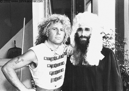 Sammy Hagar & JDK - On the set of the 'I Can't Drive 55' video - 1983