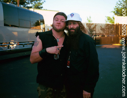 Dave Williams (Drowning Pool) & JDK - July 2002