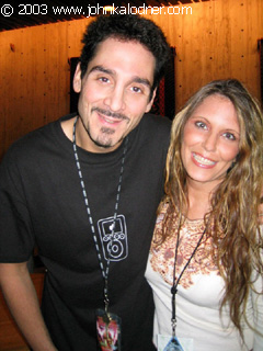 Deen Castronovo (Journey) & Miss Storm - Cleveland, OH - June 27th, 2003