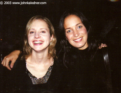 Dr. Samantha & Chantal Kreviazuk - September 2003