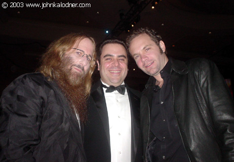 JDK, Evan Lamberg (Executive VP Creative North America of EMI) & John Ondrasik (Five For Fighting) at the BMI Pop Awards - Los Angeles, CA - May 13th, 2003