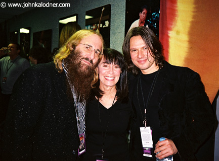 JDK, Mrs. Irwin (Russ Irwin's Mom) & Russ Irwin (Aerosmith) - New York - November 2003