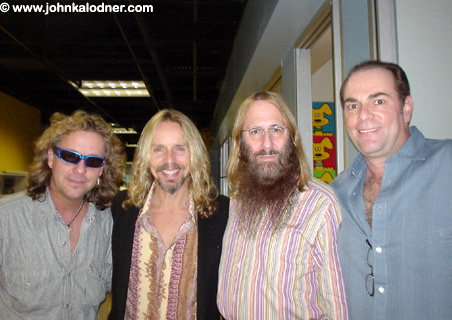 Jack Blades (Night Ranger, Damn Yankees, Shaw/Blades), Tommy Shaw (Styx, Damn Yankees, Shaw/Blades), JDK & Rick Sales @ the Sanctuary Offices - Los Angeles, CA - November 18th, 2004