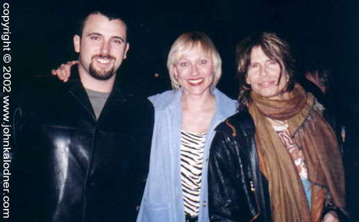 Krippa Jones (Steven's Assistant), Kim Dysart & Steven Tyler - January 2002