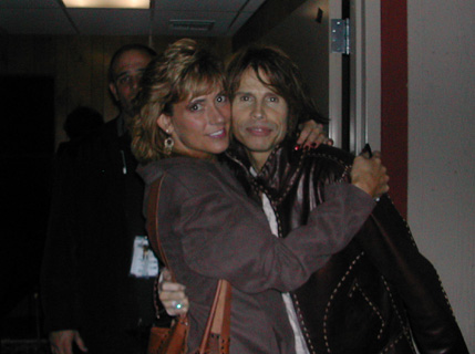 Lori Campana & Steven Tyler (Aerosmith) - Mountain View, CA - November 22nd, 2002
