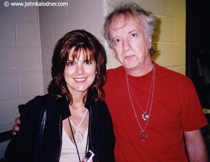 Lynn Mays & Brad Whitford (backstage @ Aerosmith) - Philadephia, PA  - April 2004