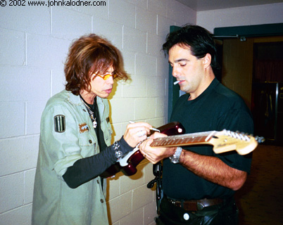 Steven Tyler & John Bionelli (Assistant Tour Manager for Aerosmith) - Las Vegas, NV - November 9th, 2002