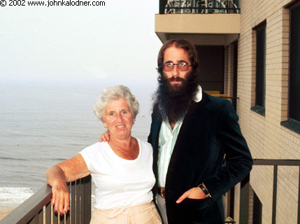JDK & his Grandmother Sarah Feinberg -= Ventnor, NJ - 1977