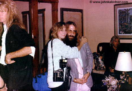 Jackie Sallow (Photographer) & JDK @ a Whitesnake Party - Los Angeles, CA - 1988