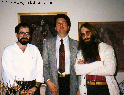 Steve Gansky, Dr. Stewart Berger & JDK - 1986