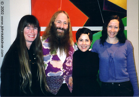 JDK & his Assistants: Elaine Black (1976-1987), Debra Shallman (1987-1993) & Leslie Langlo (1993-2002) - Santa Monica, CA - February 1998