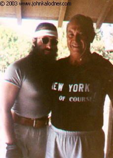 JDK and the late Paul Kovi at the Golden Door - 1993