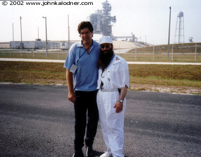 Matt Serelectic (Chairman of Virgin Records, produced Matchbox 20 and Aerosmiths I Dont Want To Miss A Thing) & JDK at the Armageddon Premier - Kennedy Space Center - June 1998