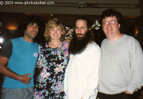 Nick Lehage, Samantha Hart, JDK & Tim Collins - Hawaii - 1990