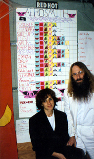 Robin Sloan (Head of Creative Arts for Geffen Records) & JDK - Vancouver, British Columbia - 1992