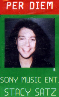 Stacy Satzs ID Card (JDKs Assistant at Sony Music) - 1997