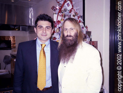 Alessio Desensi (Manager of Toscana) & JDK - December 2001