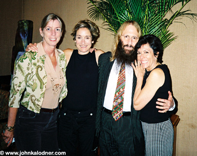 Barbara Munch, Nancy Shils, JDK & Marilyn Shore @ JDKs High School Reunion Dinner - Philadelphia, PA - September 2004