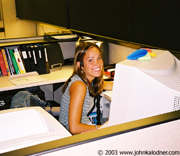 Dayna-Rae Vecsi (JDKs Assistant) - Santa Monica, CA - July 2003