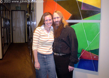 Erin Simonich (Accountant) & JDK - Santa Monica, CA - March 12th, 2003