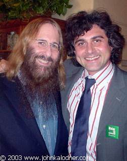 JDK & Alessio DeSensi (Matre D at Toscana) - Los Angeles, CA - April 2nd, 2003
