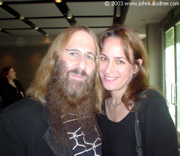JDK & Anna Marie DiSanto (Photographer) at Sony Music - Santa Monica, CA - April 25, 2003