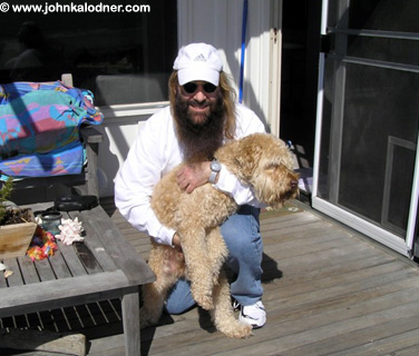 JDK & Riley (SRs doggie) - SRs home - 2004