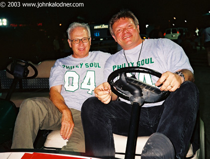 Larry Magid (Philly Promoter) & Paul Korzelius (Bon Jovis Manager) - July 2003
