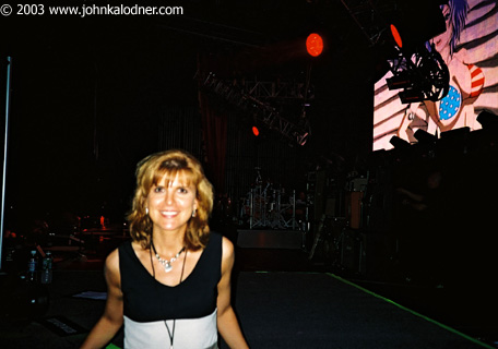 Lynn Mays backstage at Aerosmith - Philadelphia, PA - August 29th, 2003