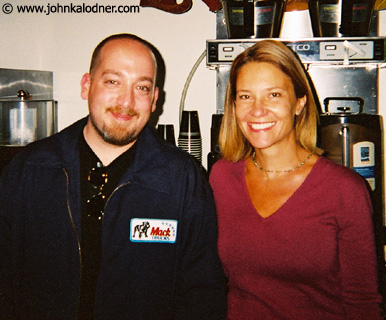 Mack Hill & Paula Erickson @ the JDK Is Toast Party - Santa Monica, CA -  September 2003