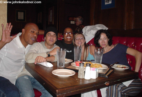 Mark Thomas, Fernando Santos, Cassandra Wilson, Jessica Williams & Leslie Langlo @ the Cookies Is Toast Party - Los Angeles, CA - July 23, 2004