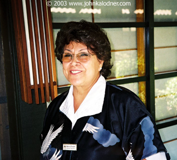 Martha Shissler (Dinning Room Supervisor & SUPERSTAR)  @ The Golden Door Spa - September 2003