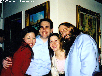 Mina & Gregg Wattenberg (Producer), Samantha Thompson & JDK - NYC, NY - April 2003