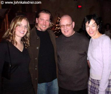 Monica Cornia, John Boyle, Tom Lipsky & Leslie Langlo @ the Sanctuary Records Holiday Party - Santa Monica, CA - December 15,  2003