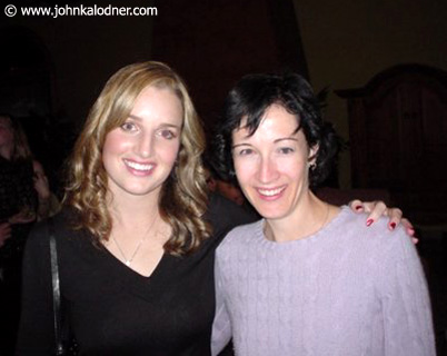 Monica Cornia (JDKs Assistant) & Leslie Langlo (A&R Coordinator) @ the Sanctuary Records Holiday Party - Santa Monica, CA - December 15, 2003