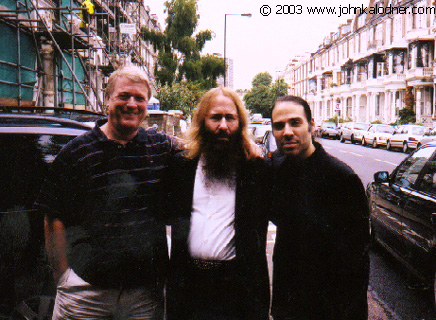 Rod Smallwood, JDK & Merck Mercuriadis - London, England - June 2003