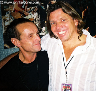 Ross Halfin (Photographer) & Kevin Shirley (Producer) - New York - November  2003