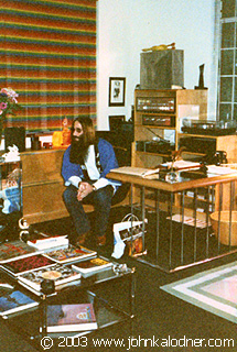 JDK in his office at Geffen Records - 1984