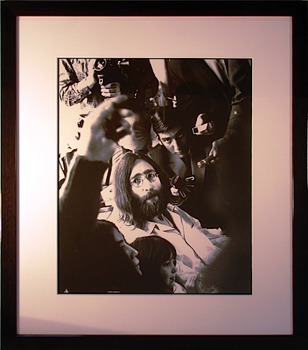 John Lennon, julian Lennon and Yoko Ono - interview during Bed Peace